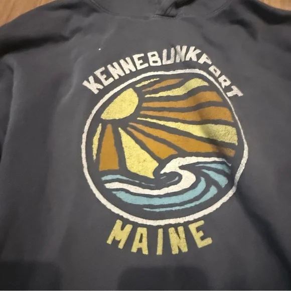 Navy Kennebunkport Maine Hoodie - Picture 2 of 6